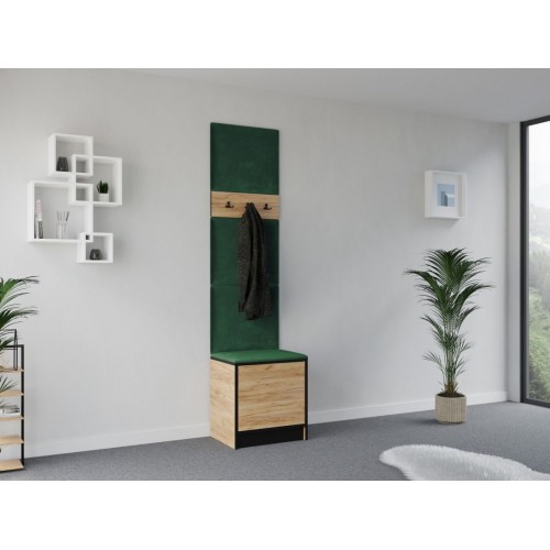 Priekšnama komplekts Eden 10 ozols craft/zaļš